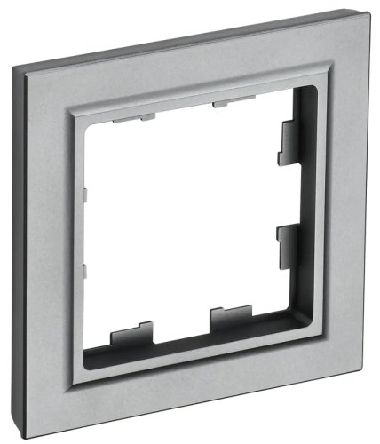 Рамка универсальная IEK Brite РУ-1-БрС 1-м. сталь картинка